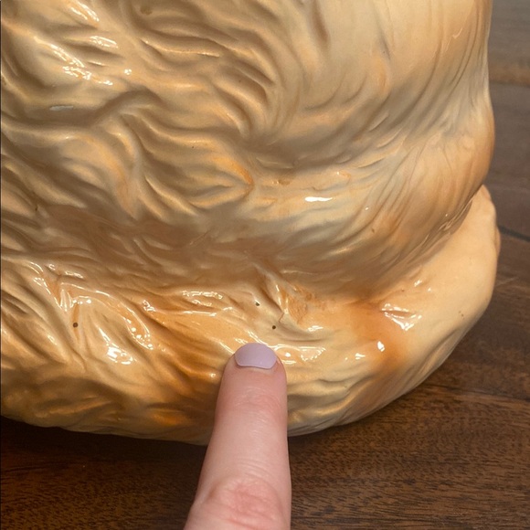 Ceramic Cat Figurine - Orange - Picture 5 of 13